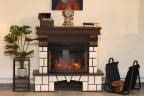 Каминокомплект Royal Flame Porto (Разборный) с очагом Dioramic 25 LED FX Орех/Белый камень