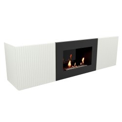 Тумба с биокамином Firelight BFP/P-1400L белый