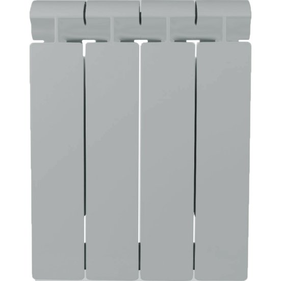 Радиатор биметаллический Global Style Plus 350 (4 секции) серый