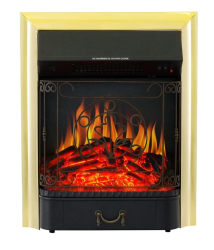 Каминокомплект Royal Flame California STD CRM (Разборный) с очагом Majestic FX Brass санд смоук