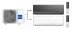 Мульти сплит-система на 2 комнаты 25+50 м2 Haier AS09NS6ERA-B+AS18NS6ERA-W/2U50S2SM1FA-3 Lightera Super Match