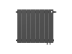 Биметаллический радиатор отопления Royal Thermo PianoForte 500 VDR80 8 секций Noir Sable