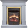 Каминокомплект Royal Flame California STD CRM (Разборный) с очагом Majestic FX M Brass санд грей