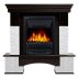 Каминокомплект Firelight Pietra Nuovo Classic с очагом Electrolux EFP/P-1020LS сланец белый/шпон темный дуб