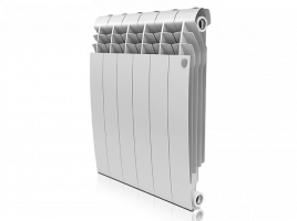 Биметаллический радиатор отопления Royal Thermo BiLiner 500 8 секций Silver Satin